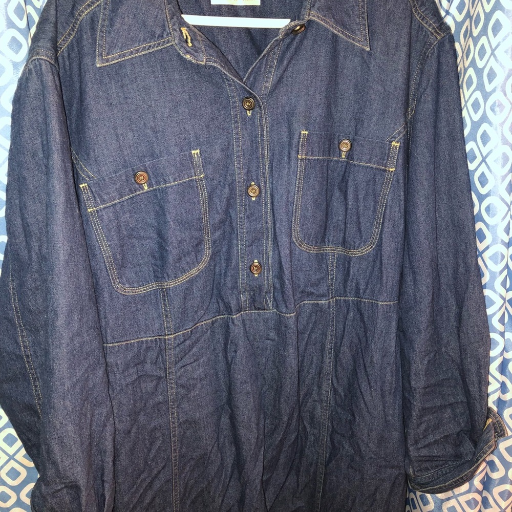 Elizabeth Claiborne Jean Denim Dress 18/20
